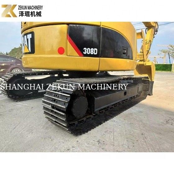 Excavadora usada de 8 toneladas CAT 308 Crawler 308D Mini Bagger com excelente desempenho