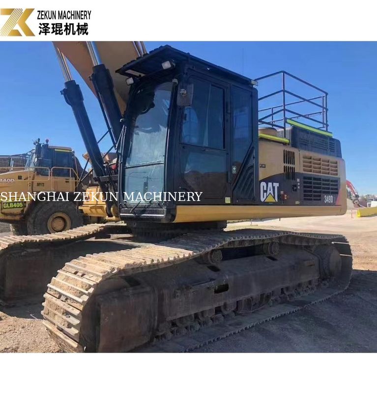 Excavadora CAT 349E usada de 49 toneladas com pintura original para venda