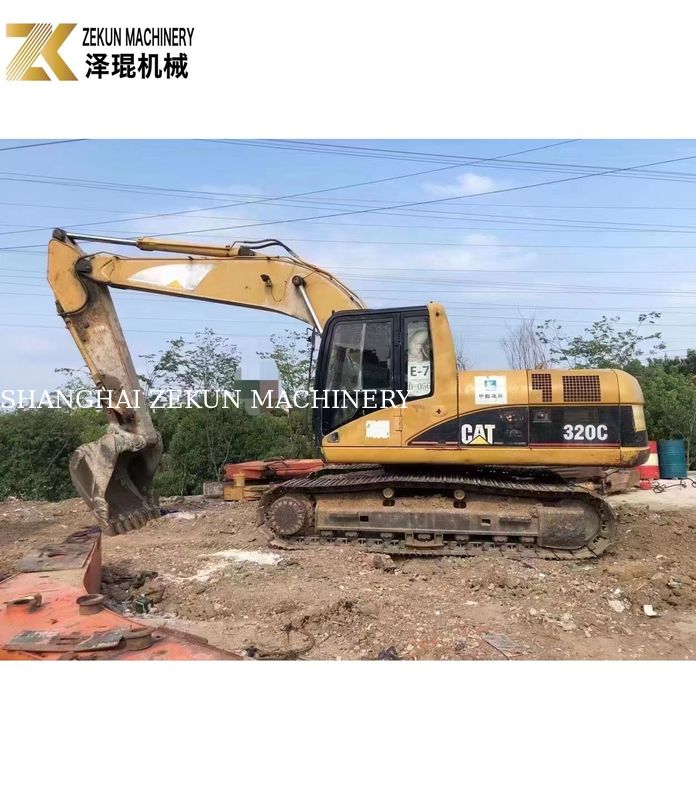 Excavadora usada CAT 320C 320 Horas de trabalho 4001-6000 Capacidade de balde 0,8m3