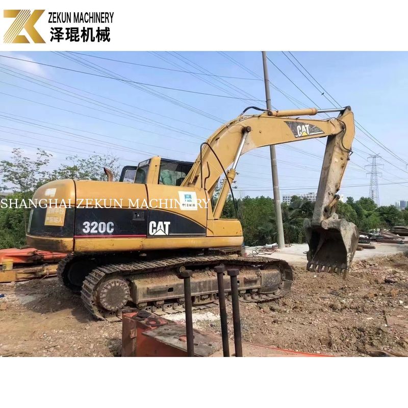 Excavadora usada CAT 320C 320 Horas de trabalho 4001-6000 Capacidade de balde 0,8m3