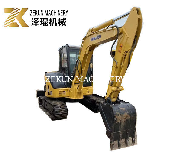 Excavadora de segunda mão Komatsu PC55MR-2 com 28.5KW de potência e 0.2m3 de capacidade de balde