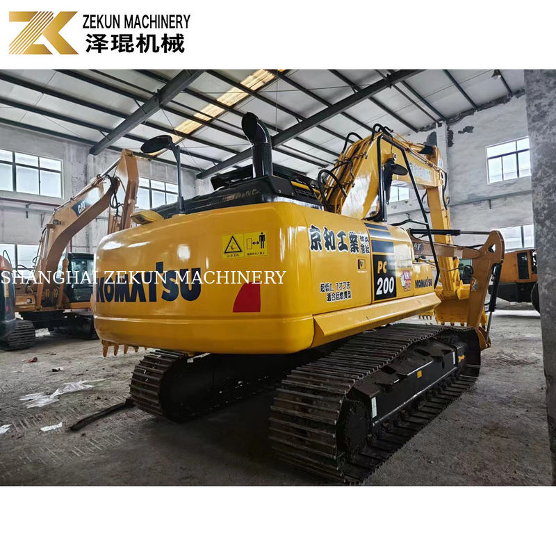 Horas de trabalho baixas 2001-4000 Komatsu PC200-8 Excavadora crawler usada em bom estado