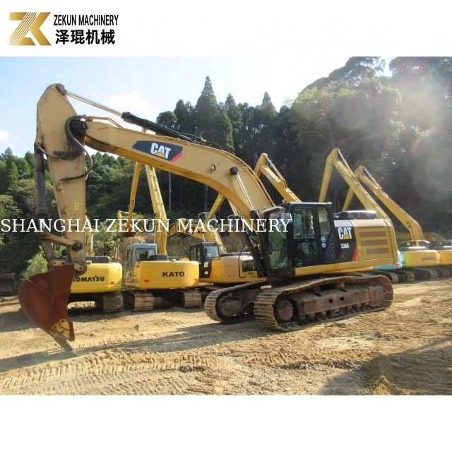 Excavadora CAT 336 de 36 toneladas usada com cilindro hidráulico e válvula originais