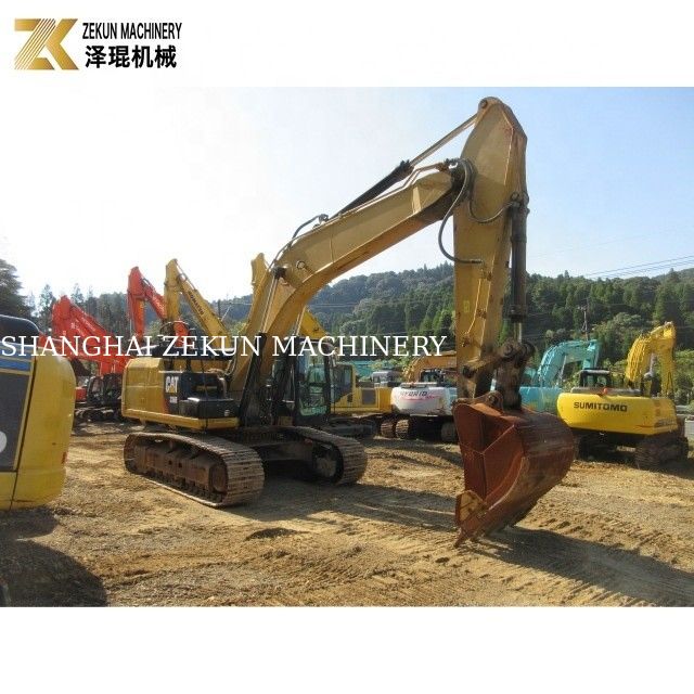 Excavadora CAT 336 de 36 toneladas usada com cilindro hidráulico e válvula originais
