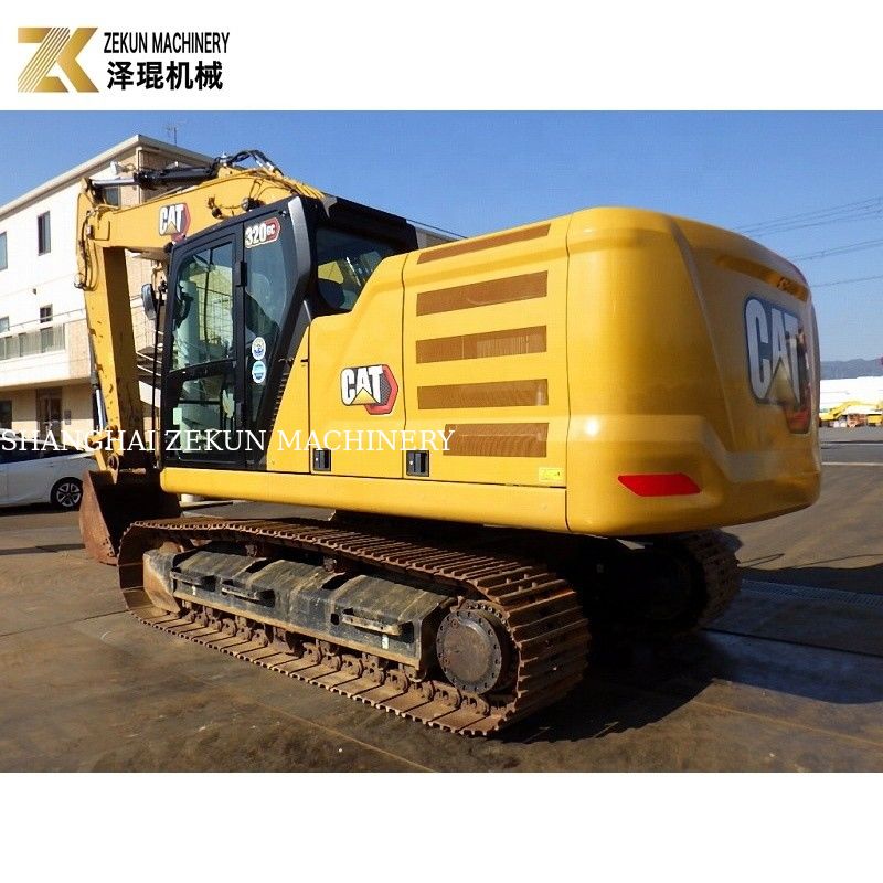 Excavadora original CAT 320 feita no Japão com Jack Hammer pintura original 320GC