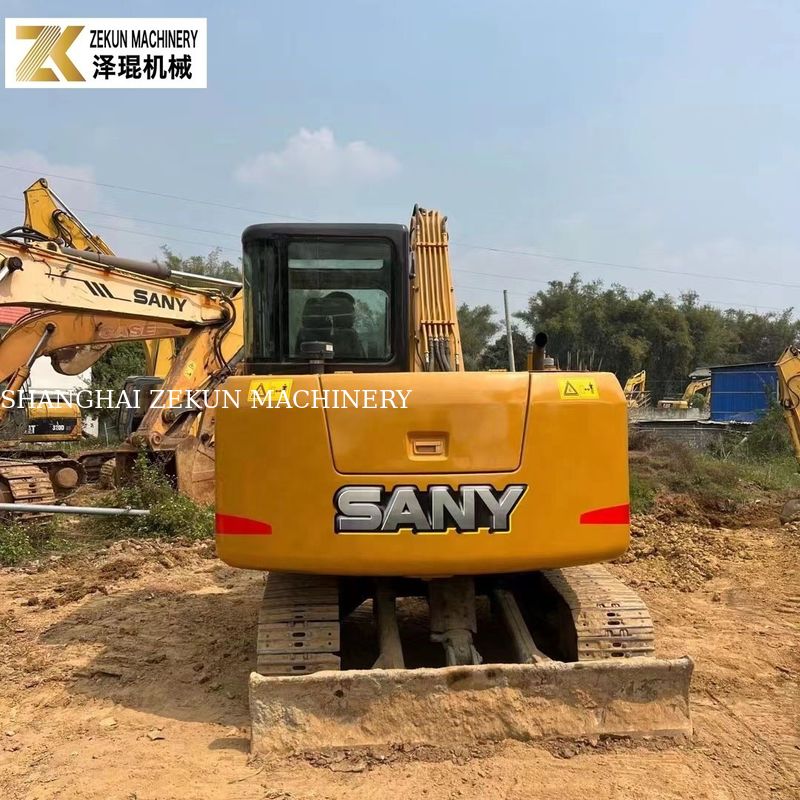 Ano 2022 Usado 7.5T Sany 75C escavadeira SY75C-8 SY75C PRO escavadeiras de segunda mão