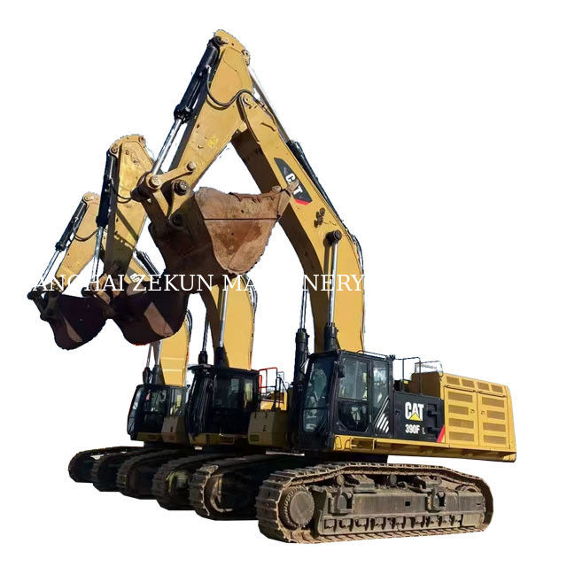Equipamento de construção de segunda mão Excavadora de rastreamento Cat 390F com motor Cat 390 KW