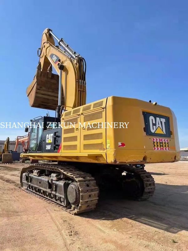 Equipamento de construção de segunda mão Excavadora de rastreamento Cat 390F com motor Cat 390 KW