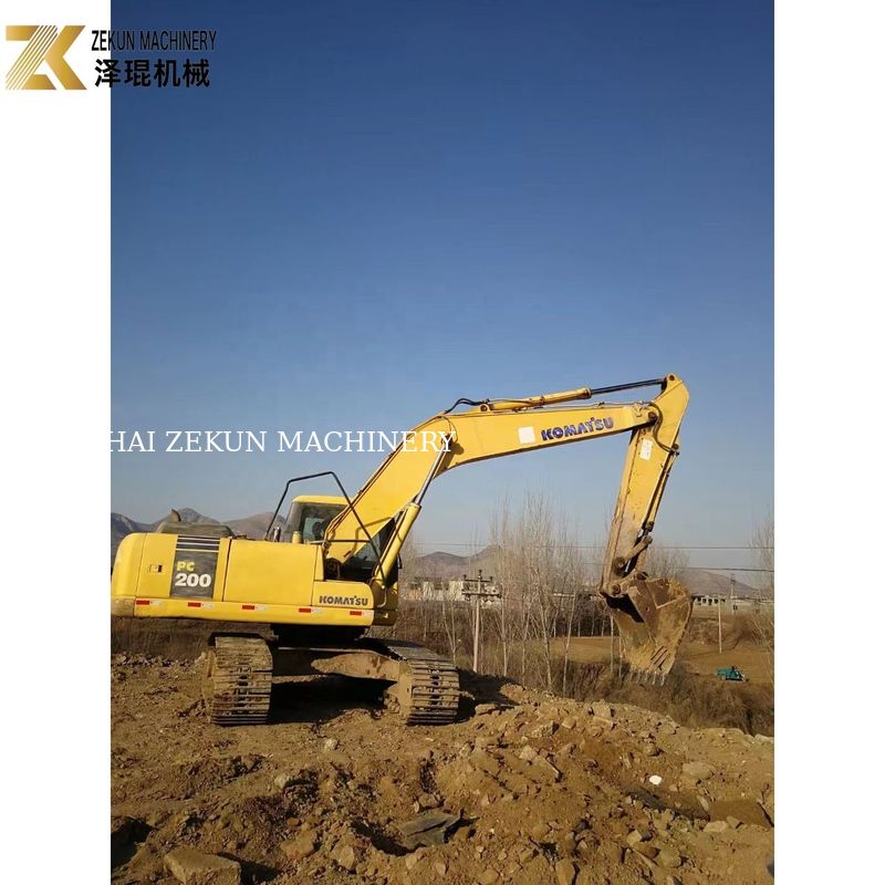 Excavadora Komatsu PC200-7 de 20 toneladas utilizada em 2015 para máquinas de construção