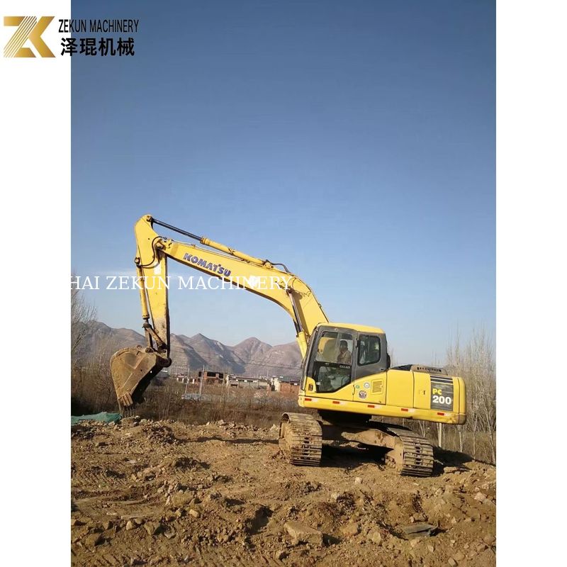 Excavadora Komatsu PC200-7 de 20 toneladas utilizada em 2015 para máquinas de construção