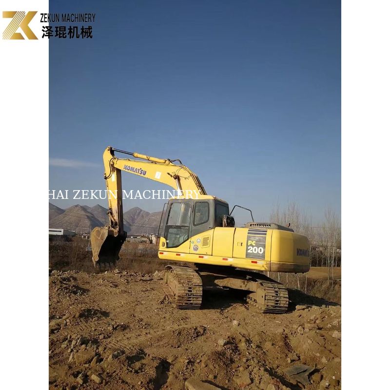 Excavadora Komatsu PC200-7 de 20 toneladas utilizada em 2015 para máquinas de construção
