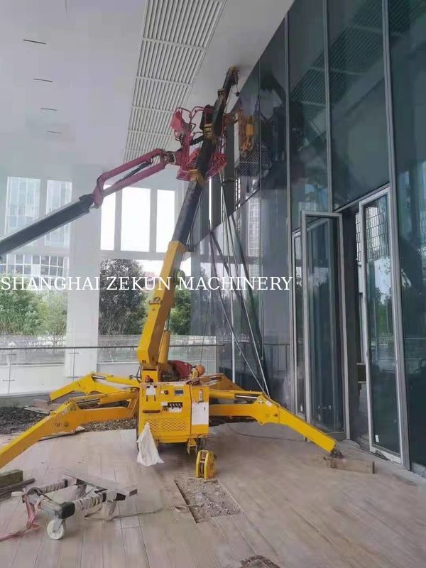 Mini Spider Lifting Crawler Crane KB8.0 Guindaste hidráulico para Max. Alteza de elevação 15,7m