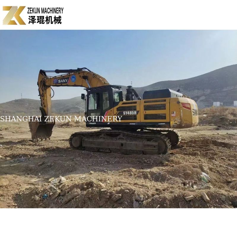 Grande Construção Usado Sany 485 Excavator SY485H 48 Ton com SANY 6WG1X Motor