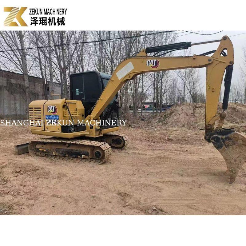 CAT 305.5E2 Excavadora de rastreamento de 5,5 toneladas usada com polegar hidráulico da Caterpillar