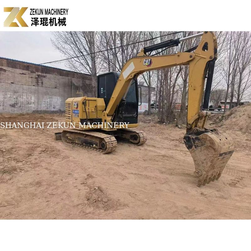 CAT 305.5E2 Excavadora de rastreamento de 5,5 toneladas usada com polegar hidráulico da Caterpillar
