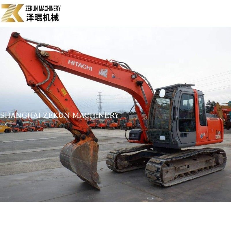 Excavadora usada Hitachi ZX130 ZX130K ZX130H com desempenho original e estável do Japão