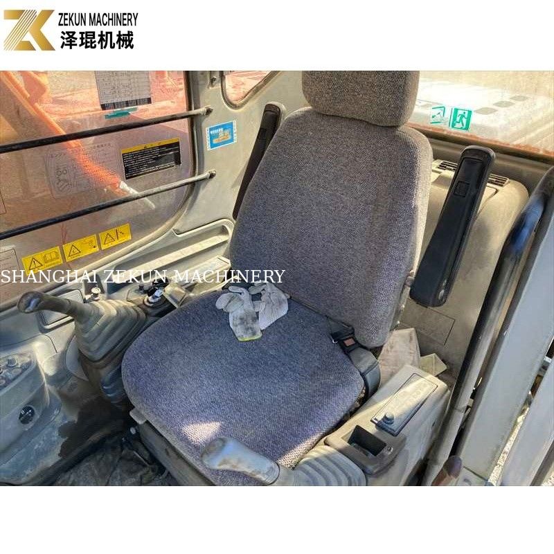 Cor Original 12Ton Usado Hitachi EX 120 Excavator EX120-5 com 60.5Kw ISUZU Motor