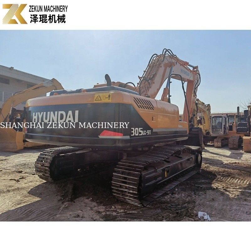 30 toneladas usadas Hyundai 305 Excavator 305LC 305LC-9T da Coreia 1.4m3 Balde