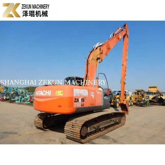 Excavadora original ZX200LC-3 de braço comprido 20T Capacidade e Boom de longo alcance