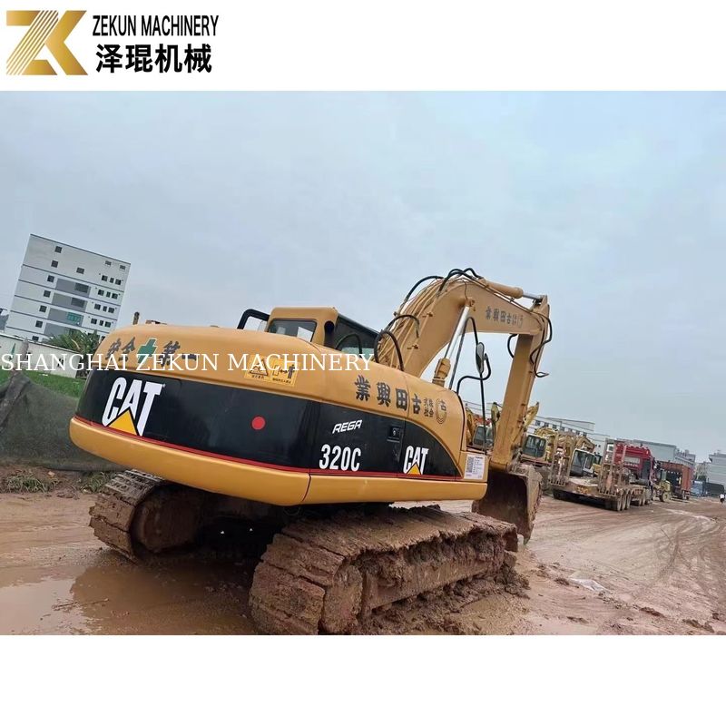 110KW Equipamento pesado usado CAT320 Excavadora Lagarta 320C Horas de trabalho 4001-6000