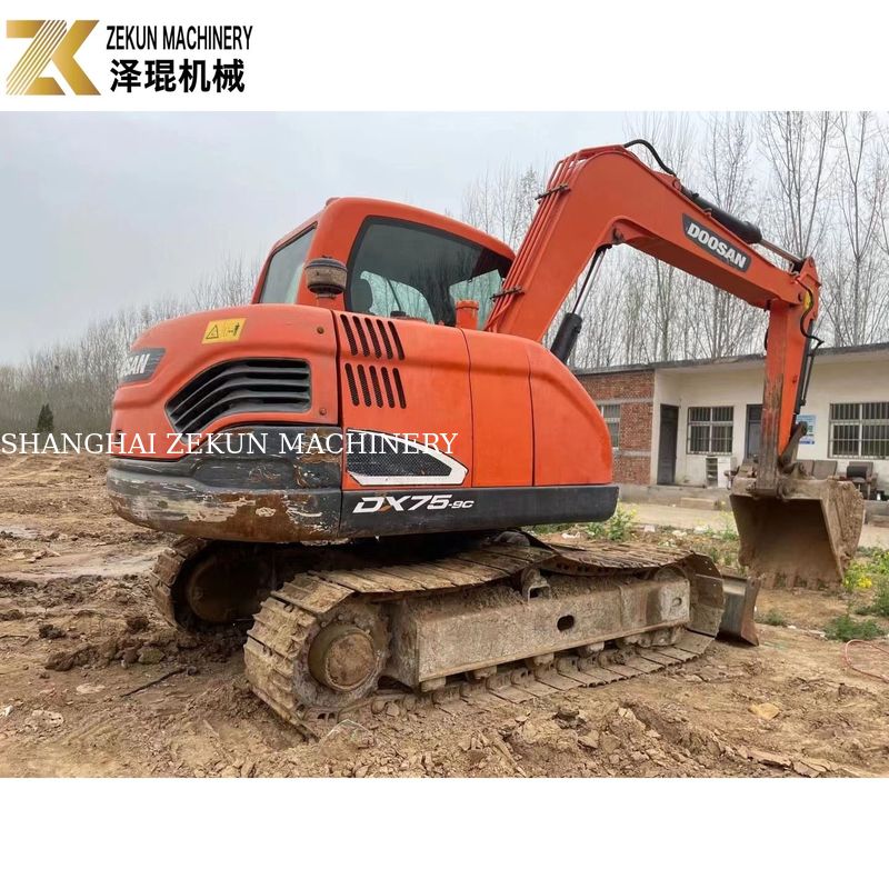 5 toneladas Doosan 55 Excavator DH55 Usado Doosan Excavator 0.175M3 Balde