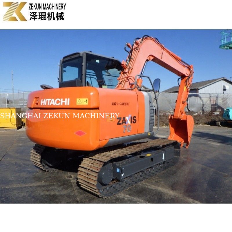 Pequena Mini 7Ton Hitachi Zaxis 70 Crawler Excavator ZX70 com 2001-4000 horas de trabalho
