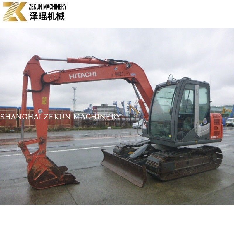 7 toneladas Hitachi ZX 70 escavadeira com polegar e poderoso motor ISUZU para balde pequeno