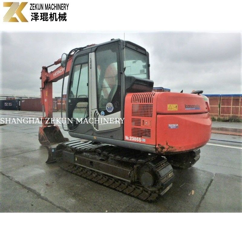 7 toneladas Hitachi ZX 70 escavadeira com polegar e poderoso motor ISUZU para balde pequeno