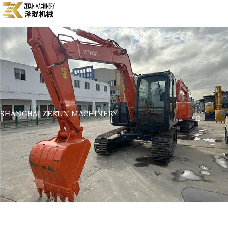 Excavadora usada Hitachi ZX70 com motor ISUZU e bomba hidráulica original no Japão