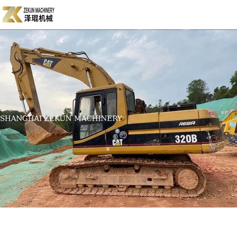 Excavadora usada CAT320 20.6T Importada do Japão Tinta original