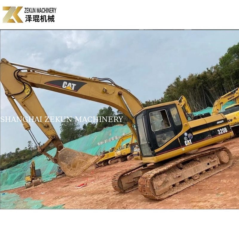 Excavadora usada CAT320 20.6T Importada do Japão Tinta original