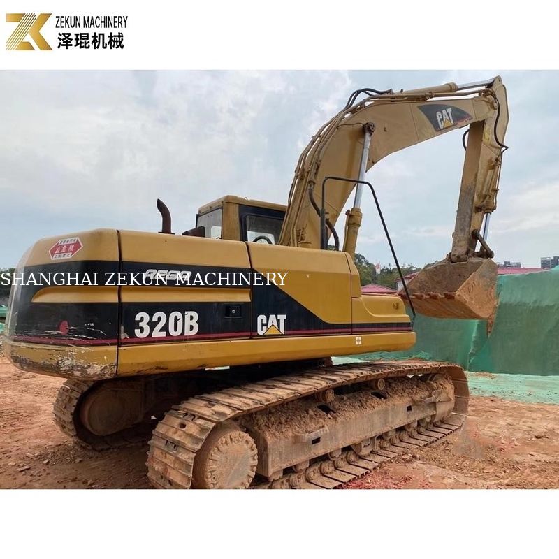 Excavadora usada CAT320 20.6T Importada do Japão Tinta original