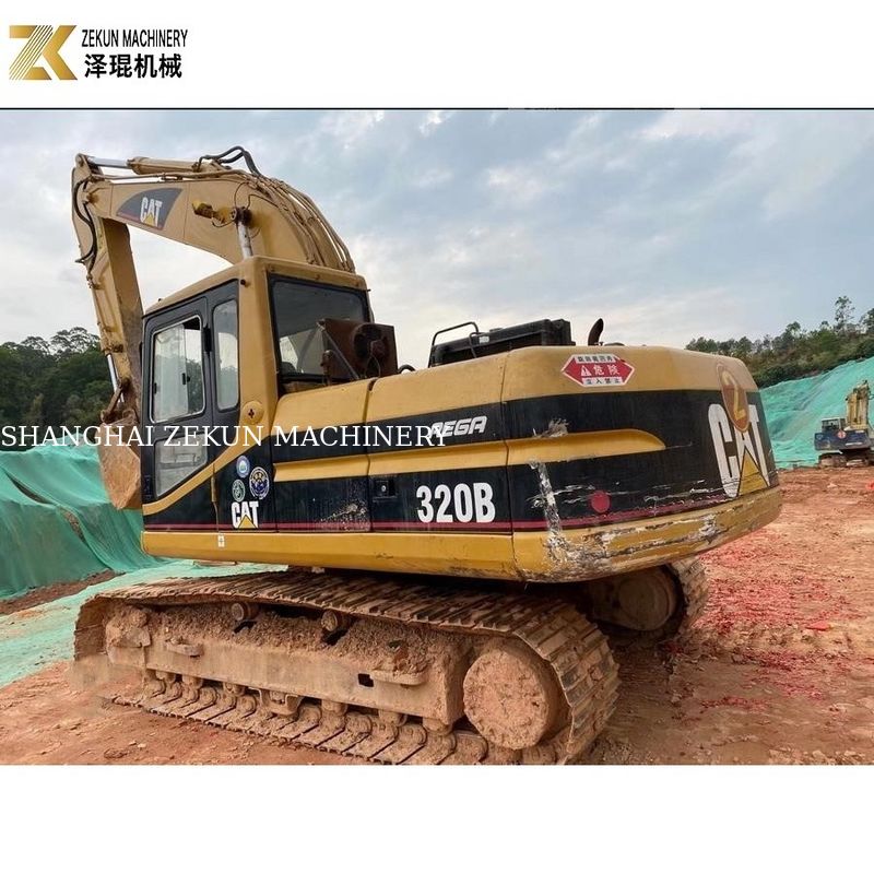 Excavadora usada CAT320 20.6T Importada do Japão Tinta original
