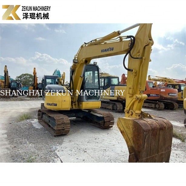 Excavadora usada Komatsu PC78 de 7 toneladas PC78US-6 com capacidade de balde de 0,28m3 e potência de 37KW