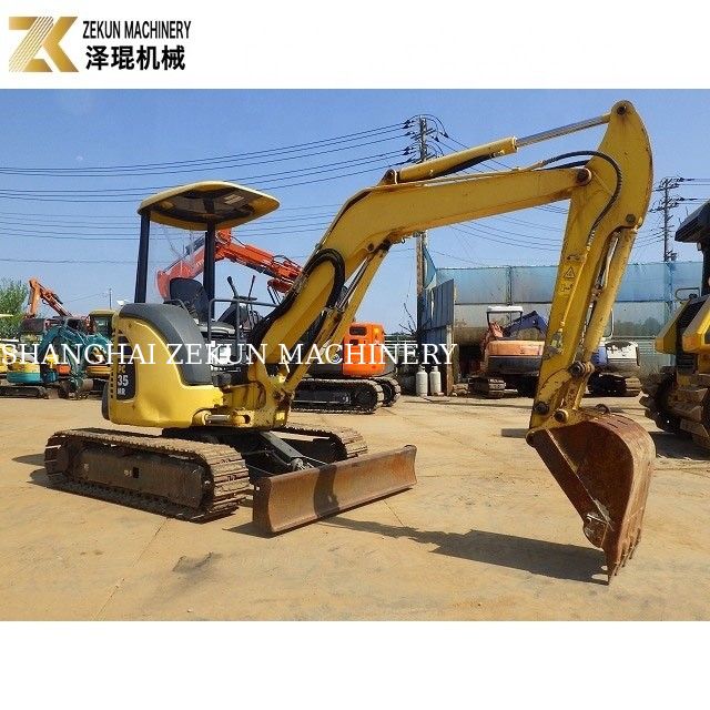 Excavadora Komatsu PC35 Mini Usada 3 toneladas Peso Operativo 3700 KG Peso da Máquina