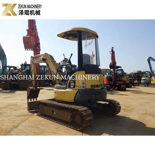 Excavadora Komatsu PC35 Mini Usada 3 toneladas Peso Operativo 3700 KG Peso da Máquina
