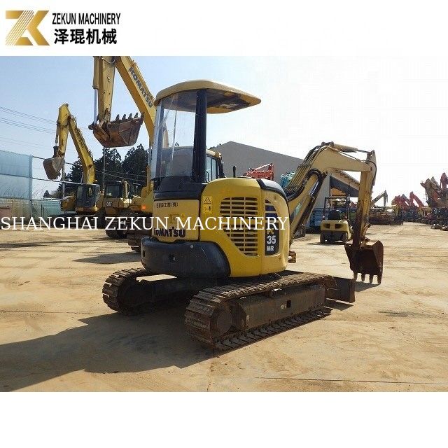 Excavadora Komatsu PC35 Mini Usada 3 toneladas Peso Operativo 3700 KG Peso da Máquina