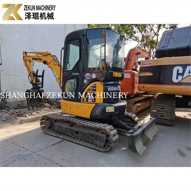 3.5 Ton Mini Used KOMATSU PC35MR-5 Excavator de 2016 com Máquina de Escavação Hidráulica