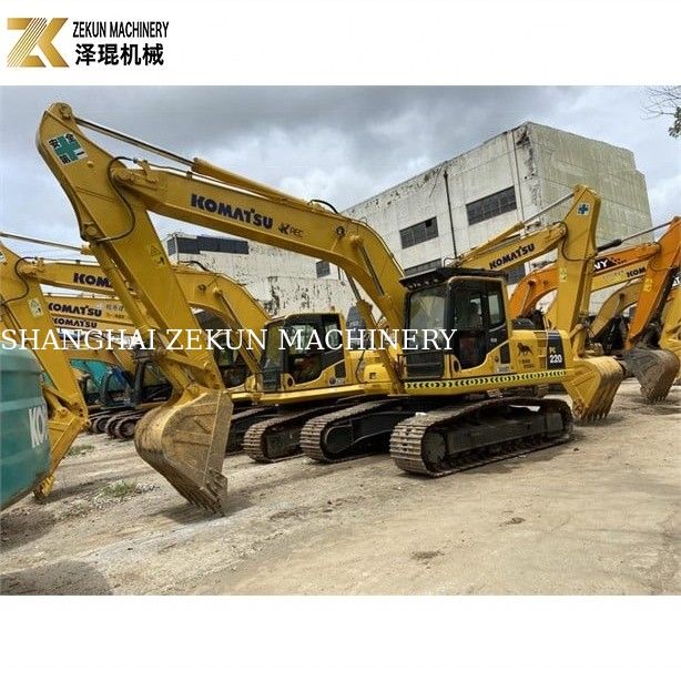 Excavadora usada Komatsu PC 220 PC220-8 com motor japonês original verificado