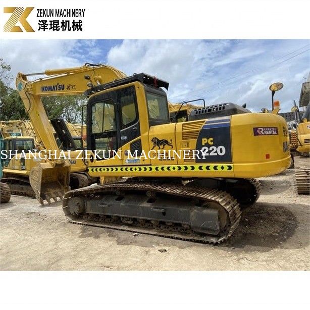 Excavadora usada Komatsu PC 220 PC220-8 com motor japonês original verificado
