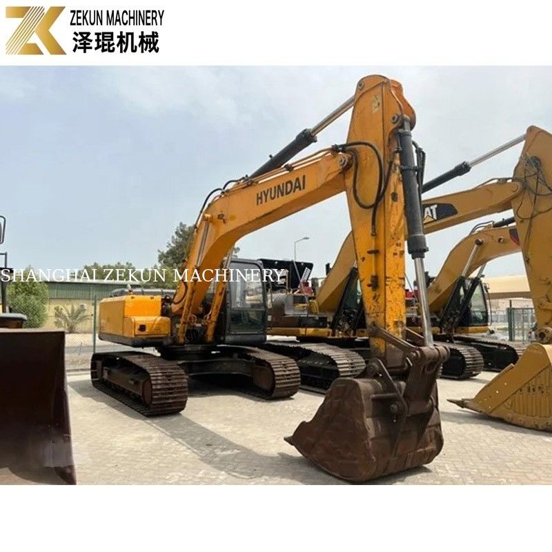 Coreia do Sul 22 toneladas Usado Hyundai R220LC-7 Excavator Para Escavação Ano 2016