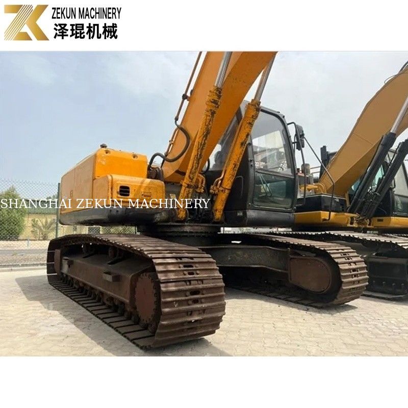 Coreia do Sul 22 toneladas Usado Hyundai R220LC-7 Excavator Para Escavação Ano 2016