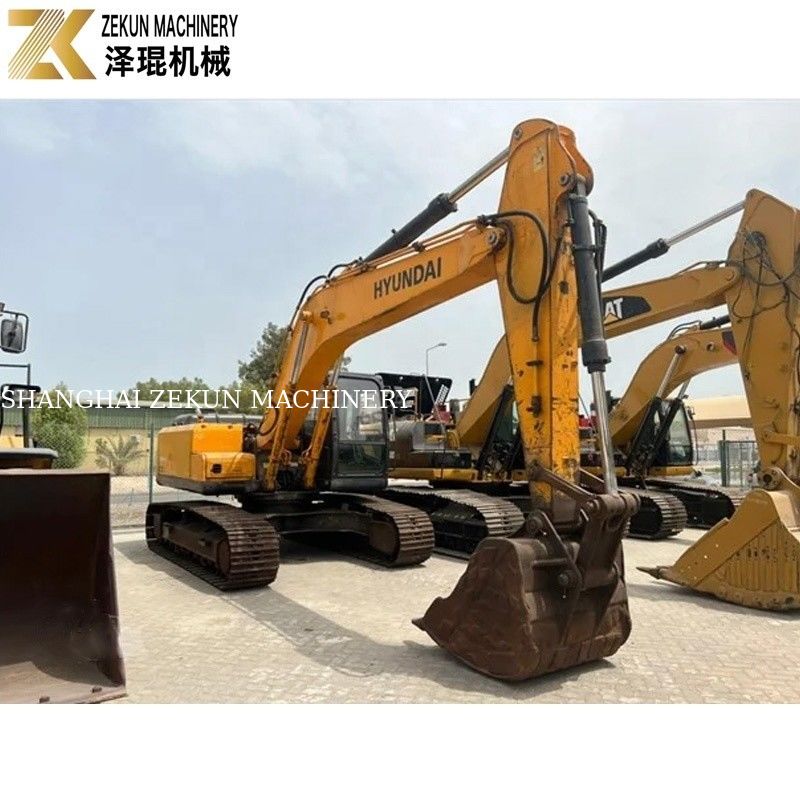 Coreia do Sul 22 toneladas Usado Hyundai R220LC-7 Excavator Para Escavação Ano 2016