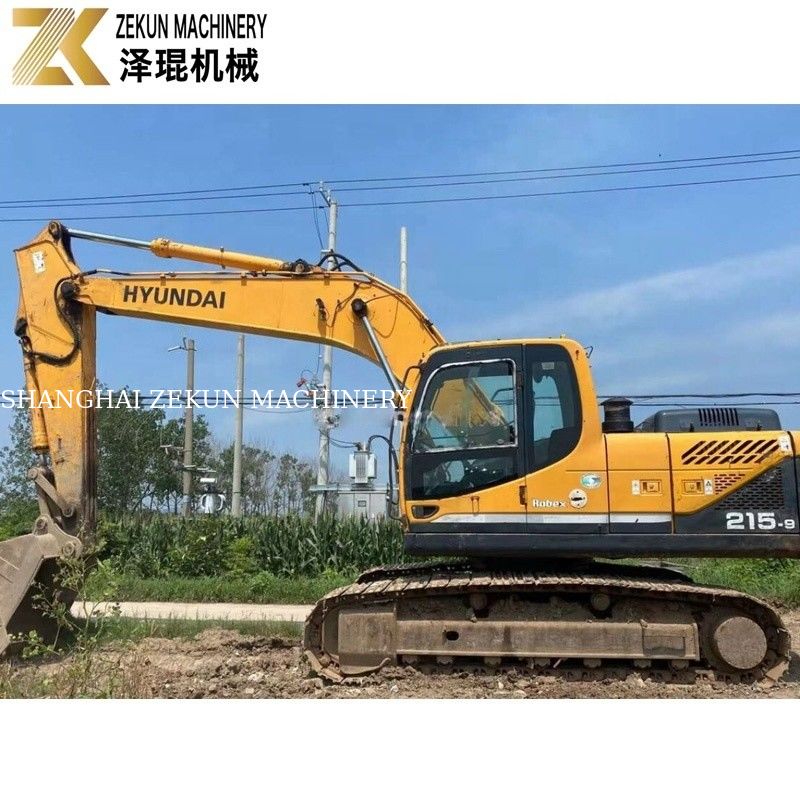 112KW 2018 Hyundai R215 Excavator 215-9 21,5 toneladas Excavatores de segunda mão