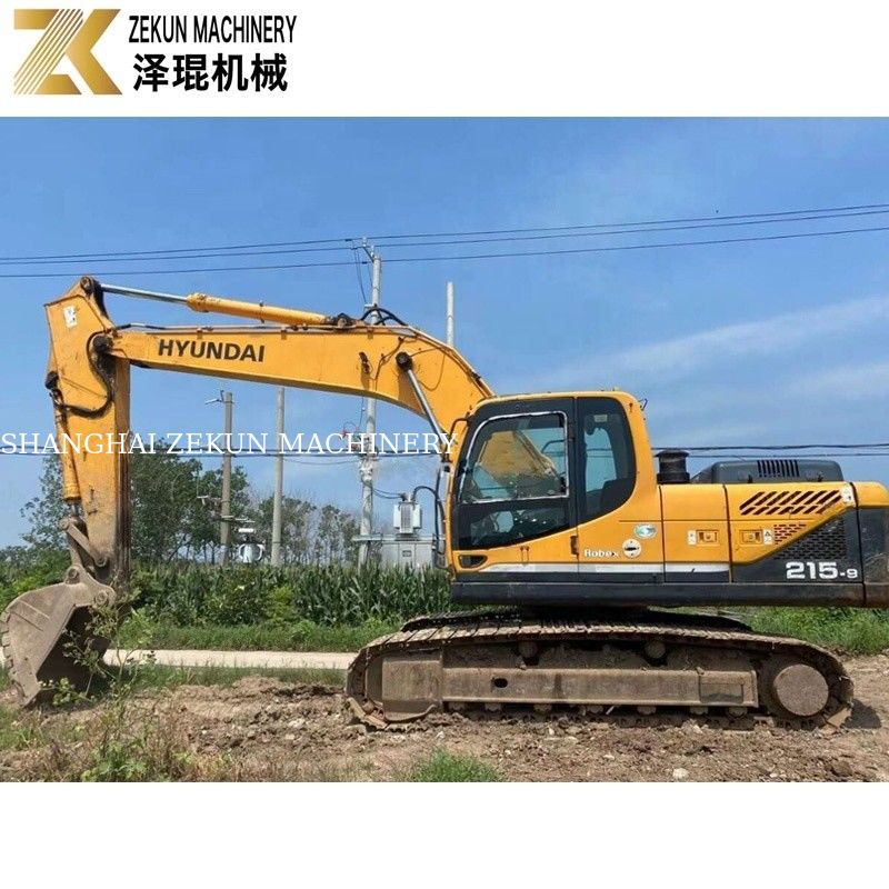 112KW 2018 Hyundai R215 Excavator 215-9 21,5 toneladas Excavatores de segunda mão