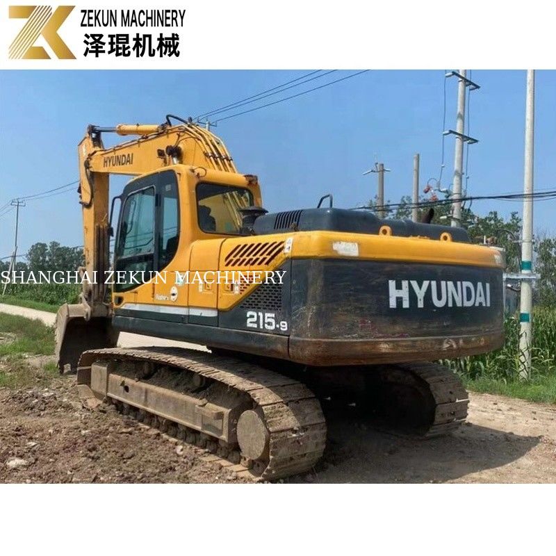 112KW 2018 Hyundai R215 Excavator 215-9 21,5 toneladas Excavatores de segunda mão
