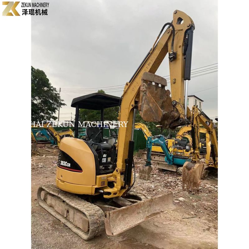 0.03M3 Capacidade de balde CAT303 CCR 303E Mini escavadeira usada para as suas necessidades