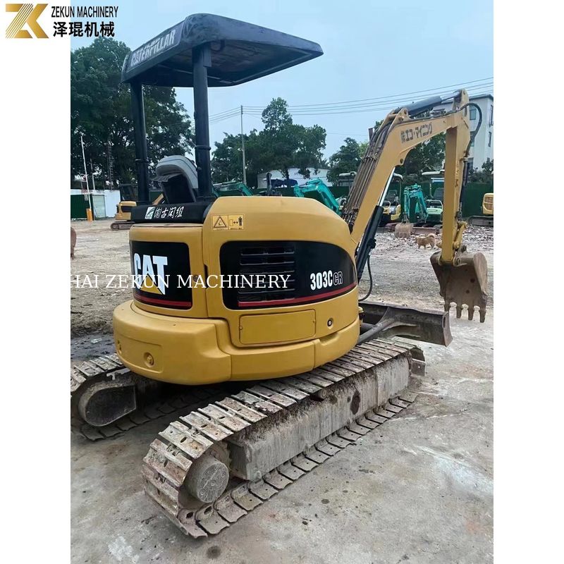0.03M3 Capacidade de balde CAT303 CCR 303E Mini escavadeira usada para as suas necessidades