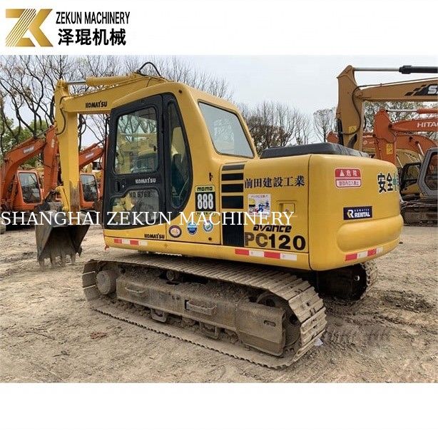 2016 Usado Komatsu PC120-6 Excavadora Crawler 120 6 8 Para Escavação Agrícola