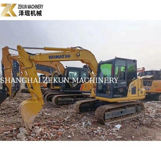 0.35m3 Balde Excavadora Komatsu Usada PC 70 8 7T Mini Excavadora Komatsu Usada